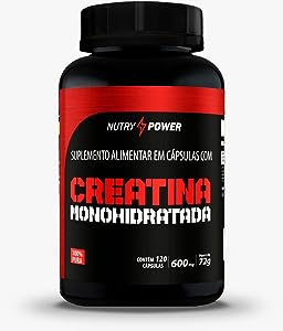 Creatina Monohidratada Pura 120 Caps, Apisnutri