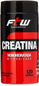 Creatina mono-hidratada micronizada 500 mg 120 cápsulas FTW